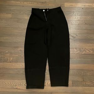 Everlane Black Utility Barrel Pant 0R